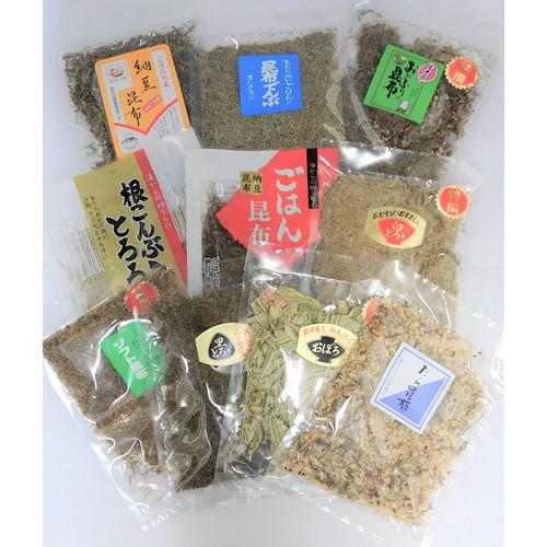 道正昆布　ごはんの友とろろ昆布10点セット